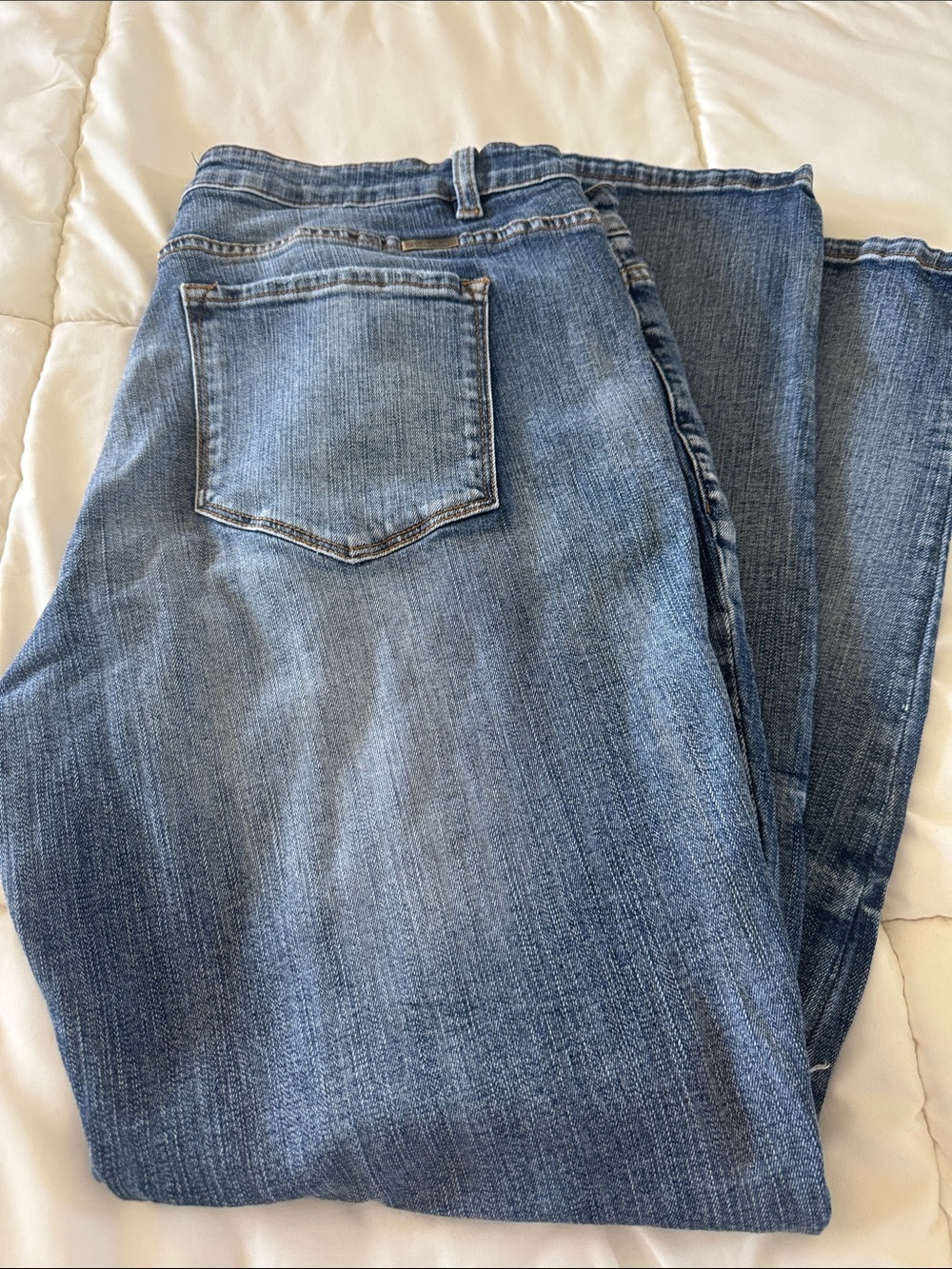 KanCan Medium Blue Straight Leg Jeans